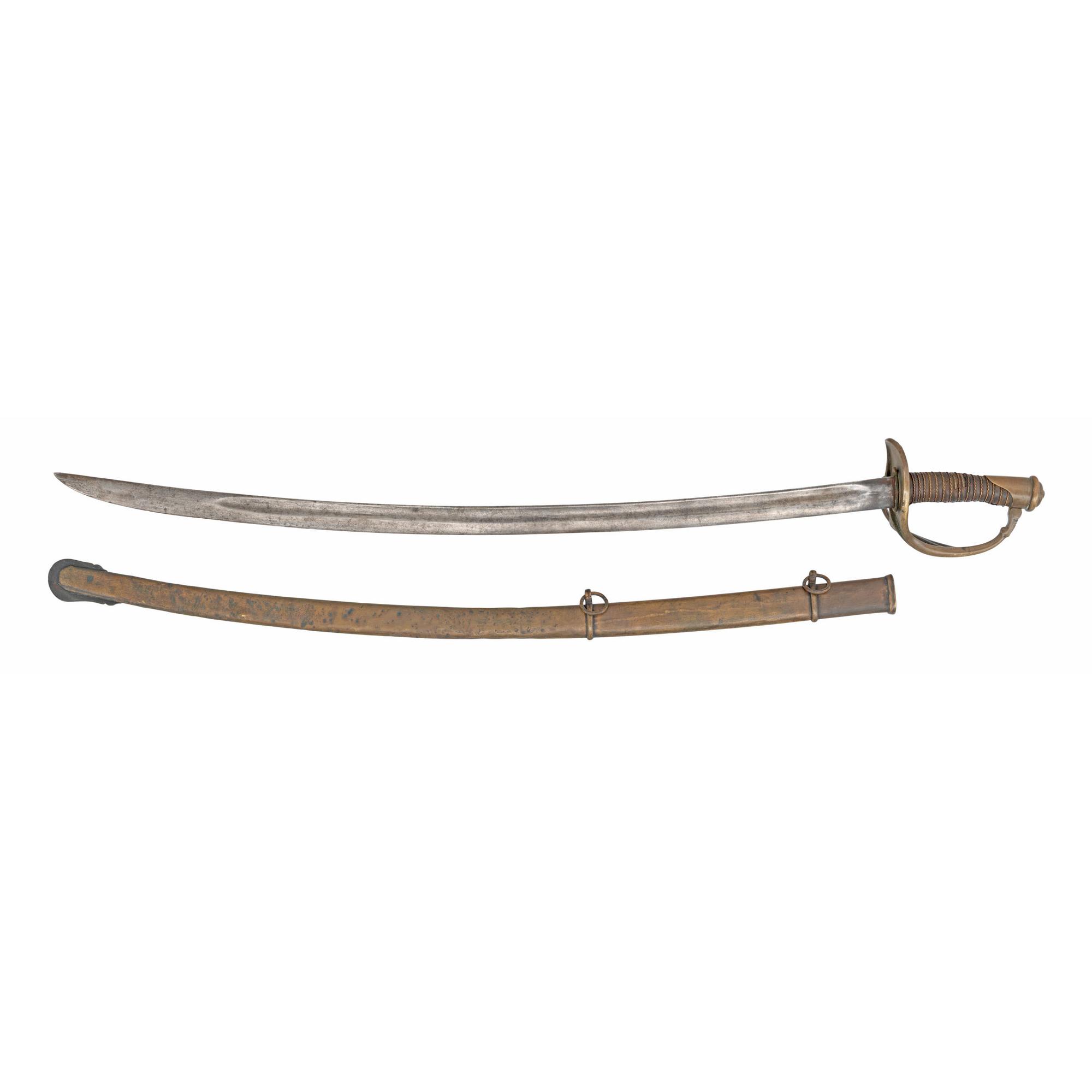 Leech & Ridgon Cavalry Officer's Saber with Brass Scabbard