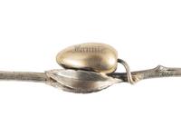 An Early Gorham Silver Olive Spoon and Seafood Forks