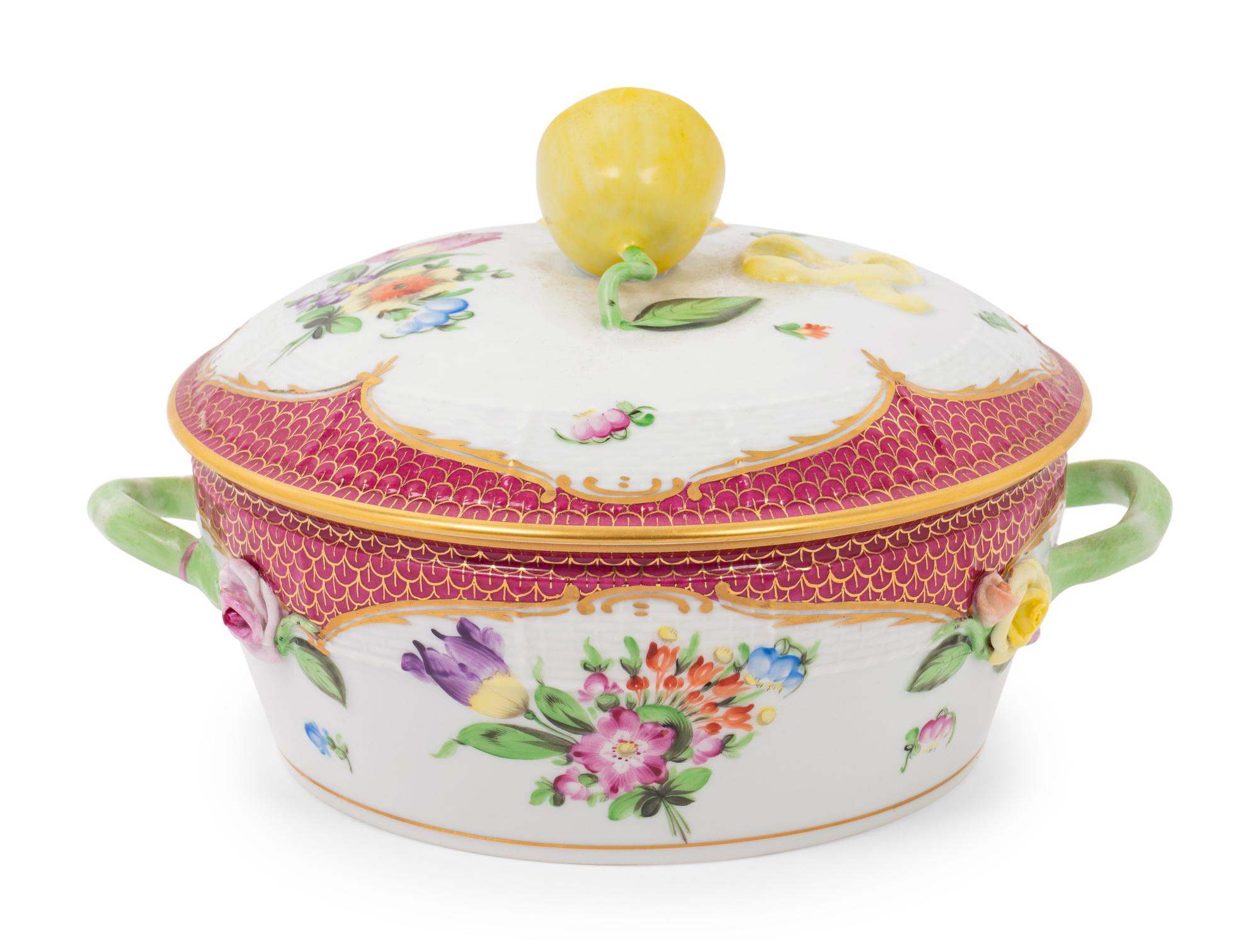 A Herend Porcelain Tureen and Cover
