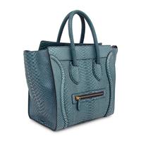 CELINE, BLUE PYTHON LUGGAGE BAG