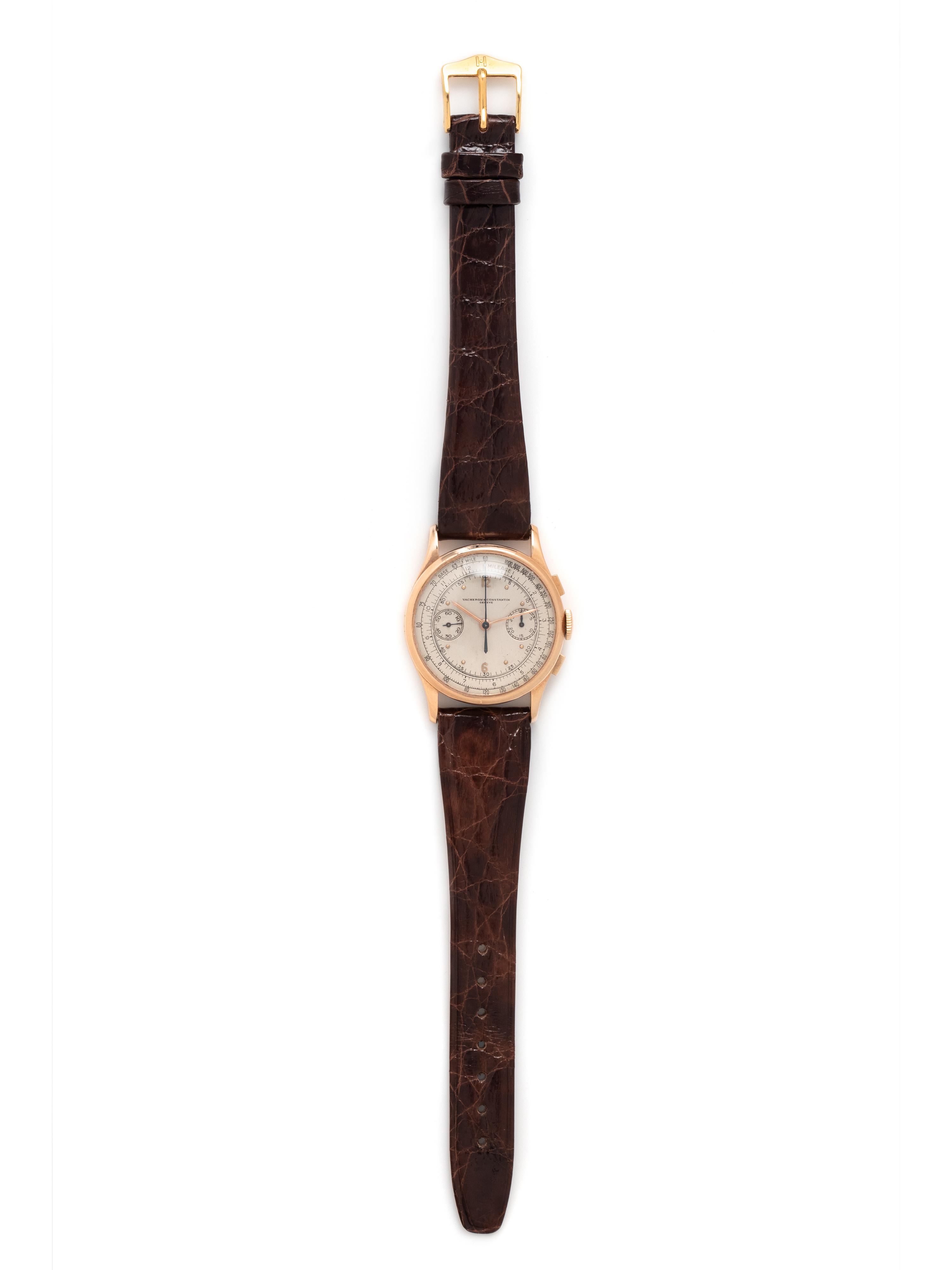 VACHERON & CONSTANTIN, 18K ROSE GOLD CHRONOGRAPH WATCH