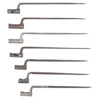 Group of 7 US Federal Era through Pre-1816 US Socket Bayonets