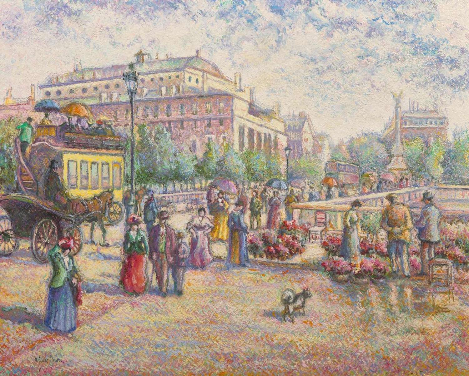 Hugues Claude Pissarro (French, b. 1935), Le Quai aux Fleurs