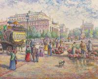 Hugues Claude Pissarro (French, b. 1935), Le Quai aux Fleurs