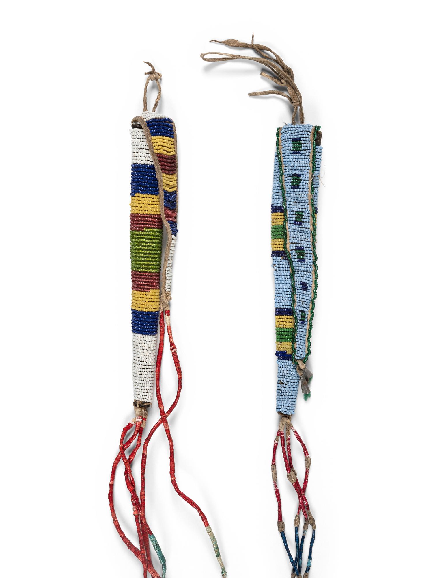 Plains Beaded Awl Cases