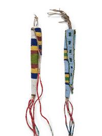 Plains Beaded Awl Cases