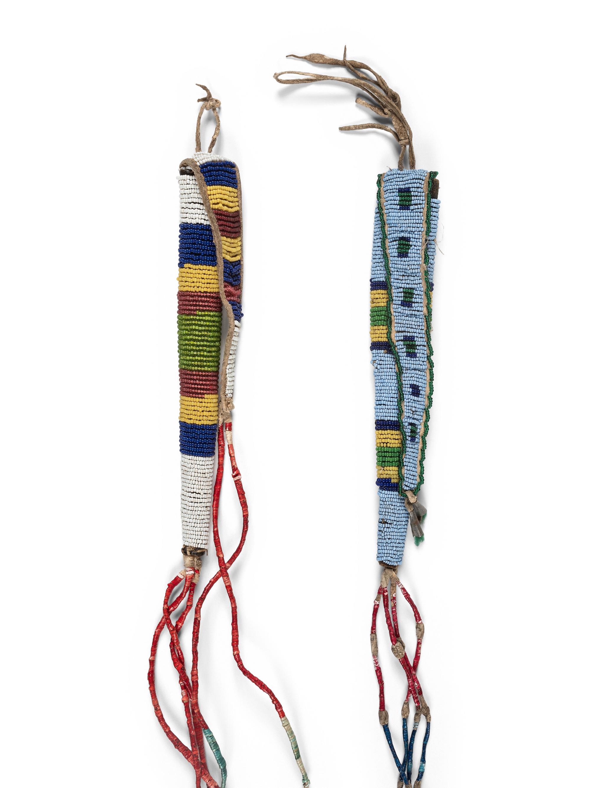 Plains Beaded Awl Cases