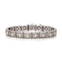 WHITE GOLD AND DIAMOND BRACELET