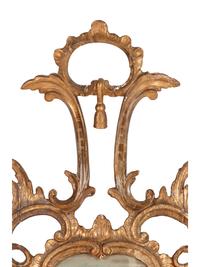 An Italian Baroque Style Giltwood Mirror