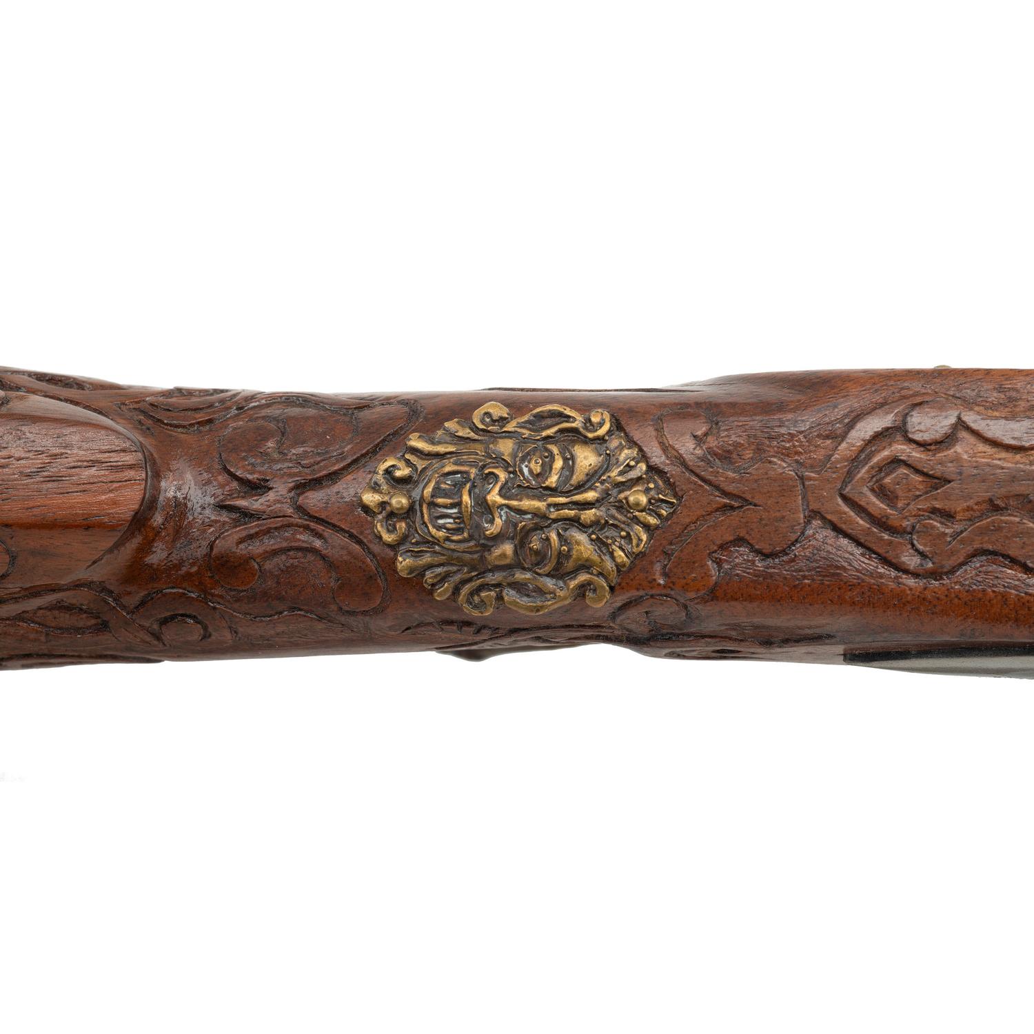 Contemporary Smoothbore Flintlock Jaeger Rifle