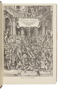 [FACSIMILE] -- VESALIUS, Andreas (1514-1564). De humani corporis fabrica libri septem. Brussels: n.p., 1970.