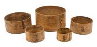 Five Victorian Grain Measures