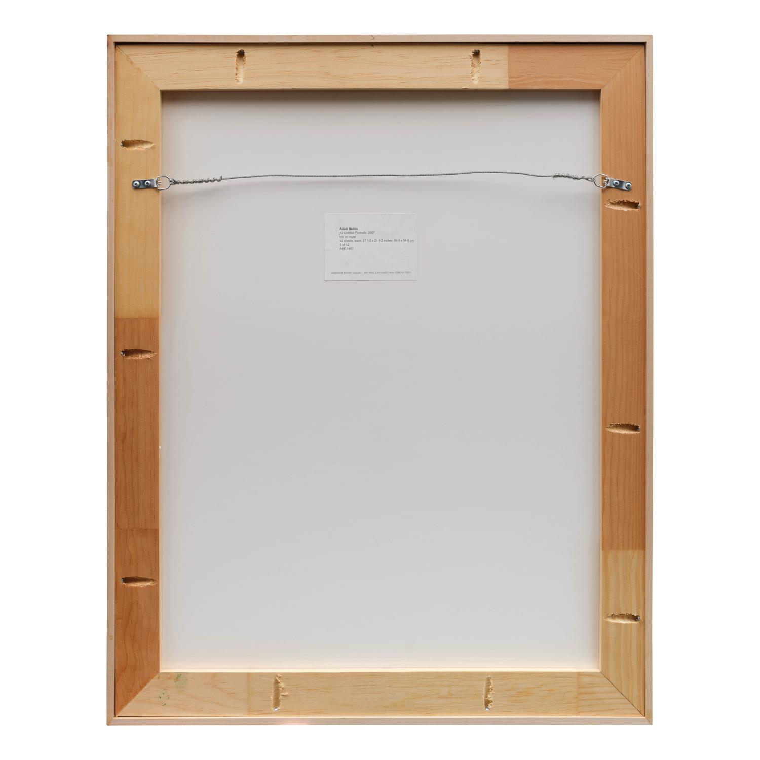 Adam Helmes (American, b. 1974) — 12 Untitled Portraits, 2007