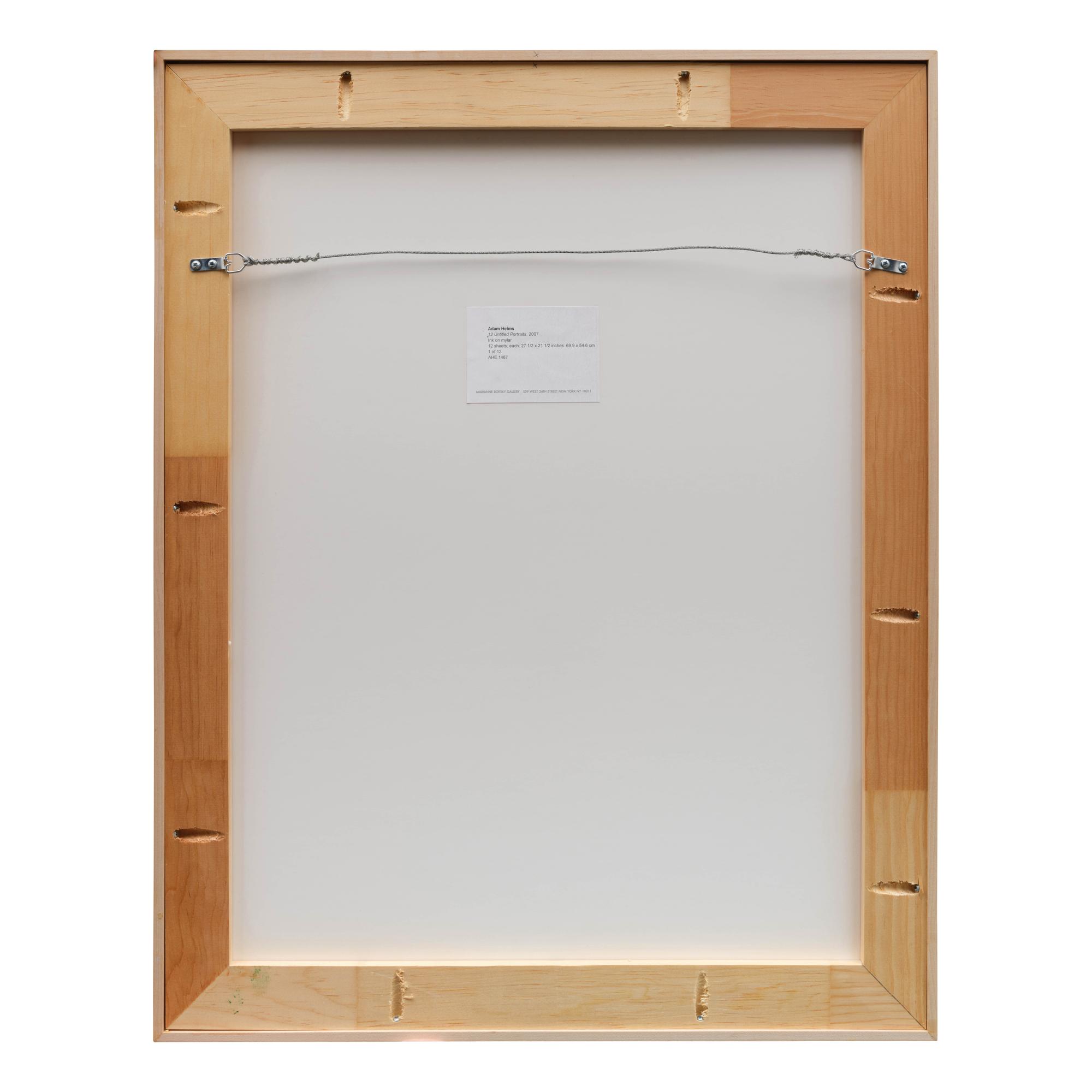 Adam Helmes (American, b. 1974) — 12 Untitled Portraits, 2007