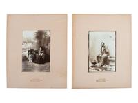 [NATIVE AMERICANS]. MOON, Carl (1879-1948). 3 photographs of Native American subjects.