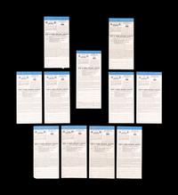 A Group of 11 Michael Jordan Chicago Bulls Tickets from the 1994-95 Season,