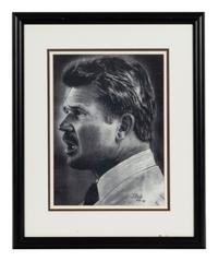 A Group of Five Mike Ditka Artworks Formerly Displayed at Mike Ditka’s Restaurant
