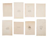 [CIVIL WAR - ARMY OF POTOMAC]. A group of 18 CDVS of Union generals, incl. Heintzelman (autographed), Meigs, McDowell, & Prince.