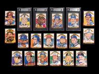 A Group of 19 1985 Donruss Diamond Kings Signed Autograph Baseball Cards Including Multiple Hall of Famers,