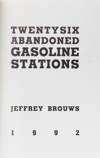 RUSCHA, ED. Twentysix Gasoline Stations. Alhambra, CA, 1969. With three others imitating Ruscha's works (4 total)