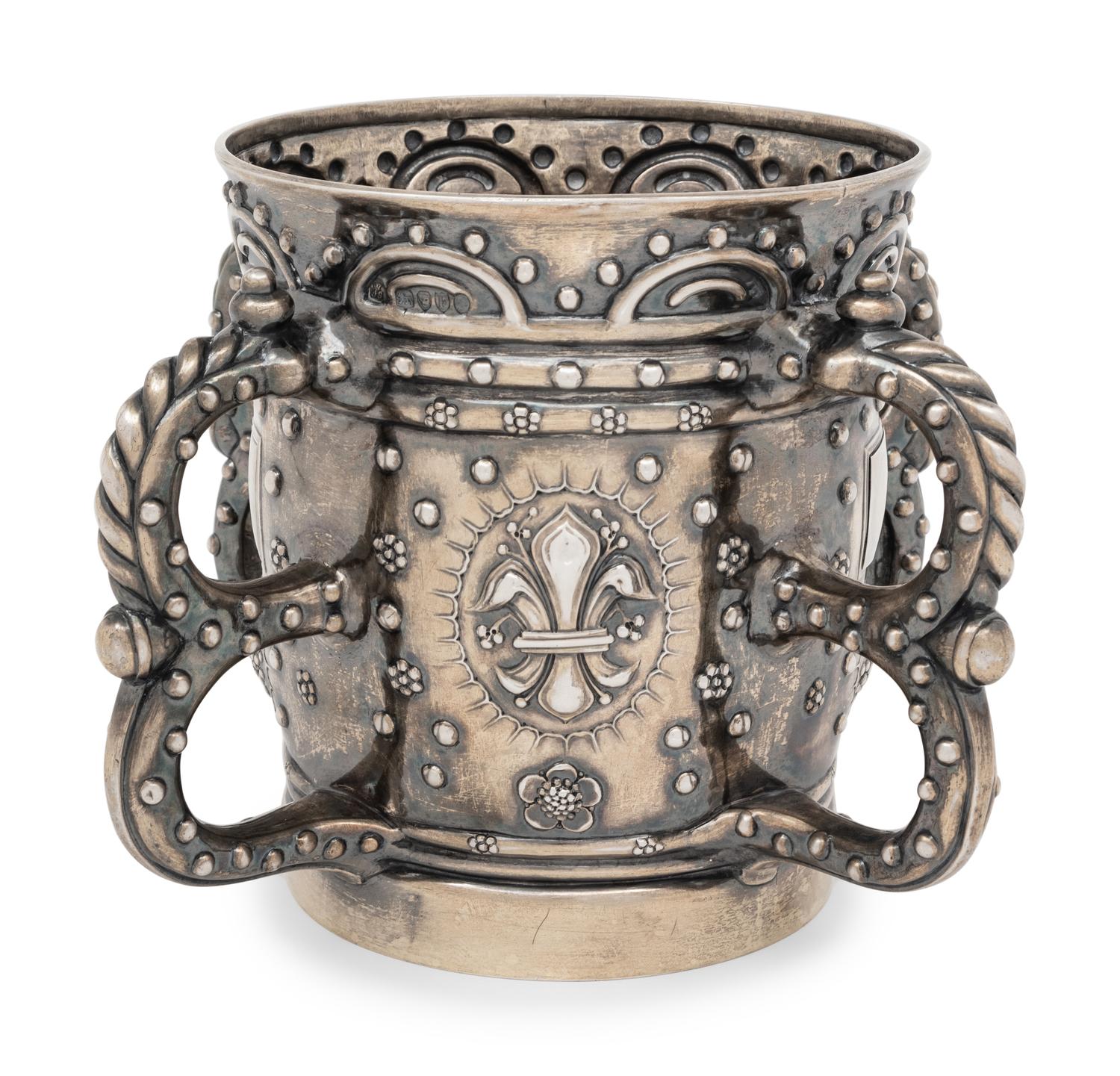 A Victorian Silver-Gilt Tyg
