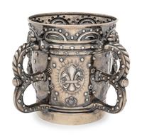 A Victorian Silver-Gilt Tyg