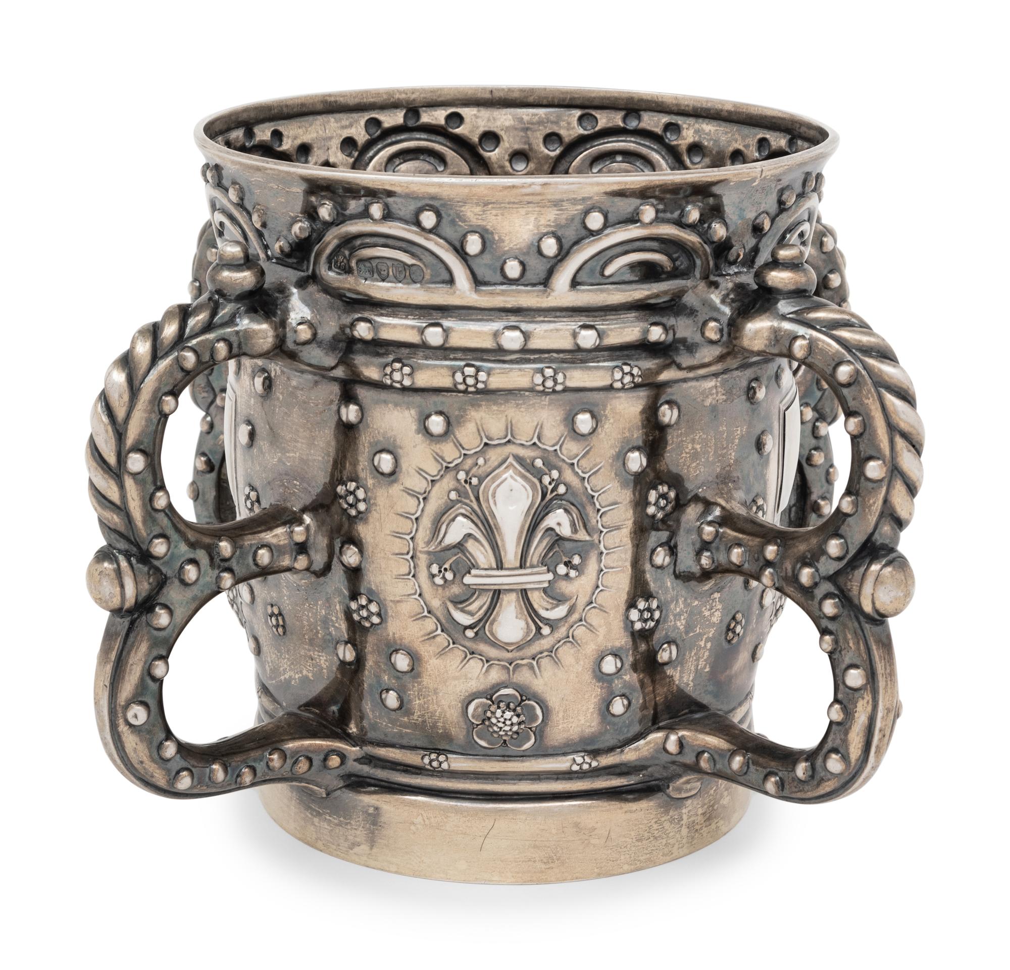 A Victorian Silver-Gilt Tyg