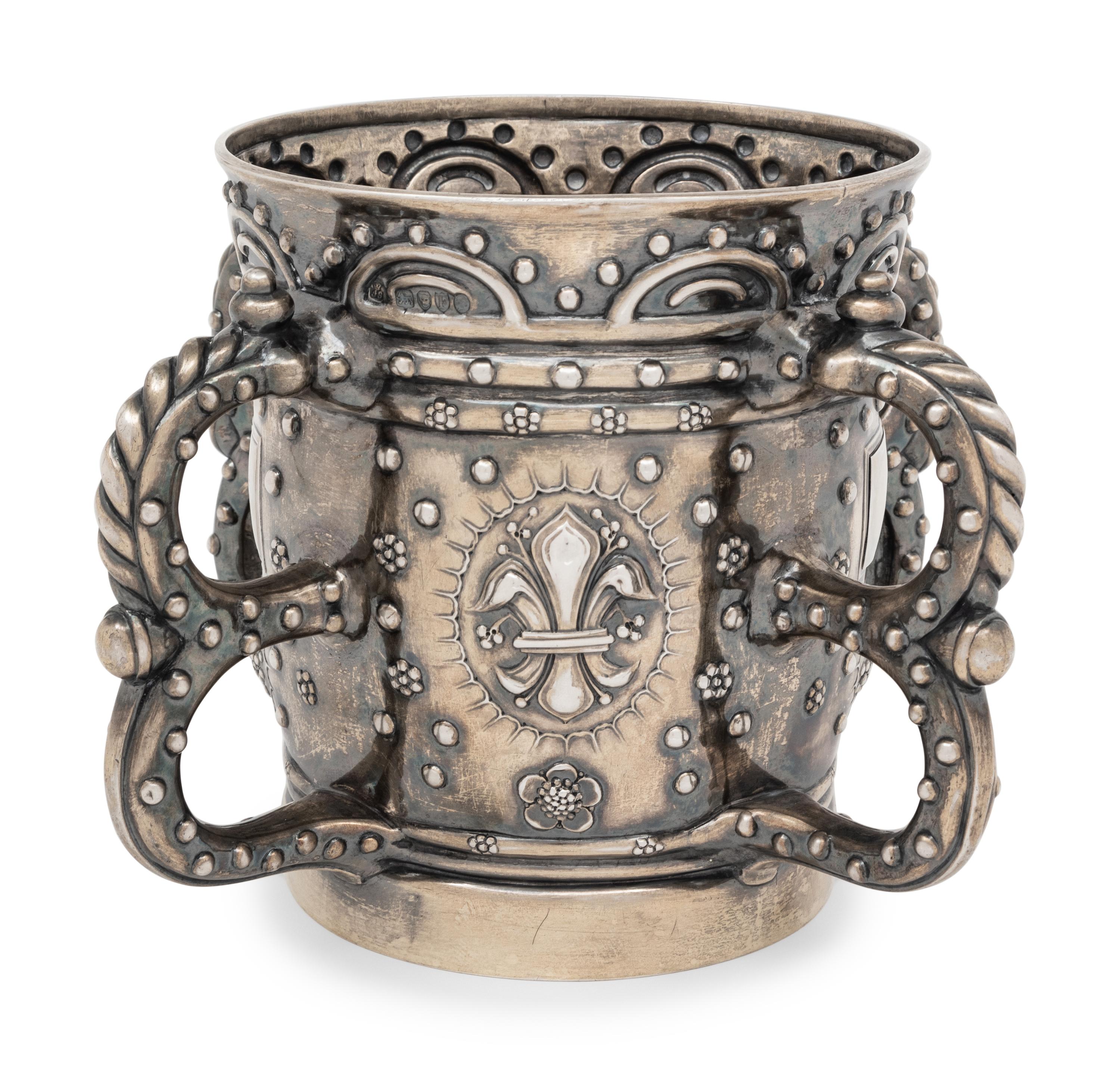 A Victorian Silver-Gilt Tyg