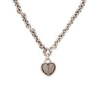 Kieselstein-Cord, Sterling Silver Heart Necklace and Earrings