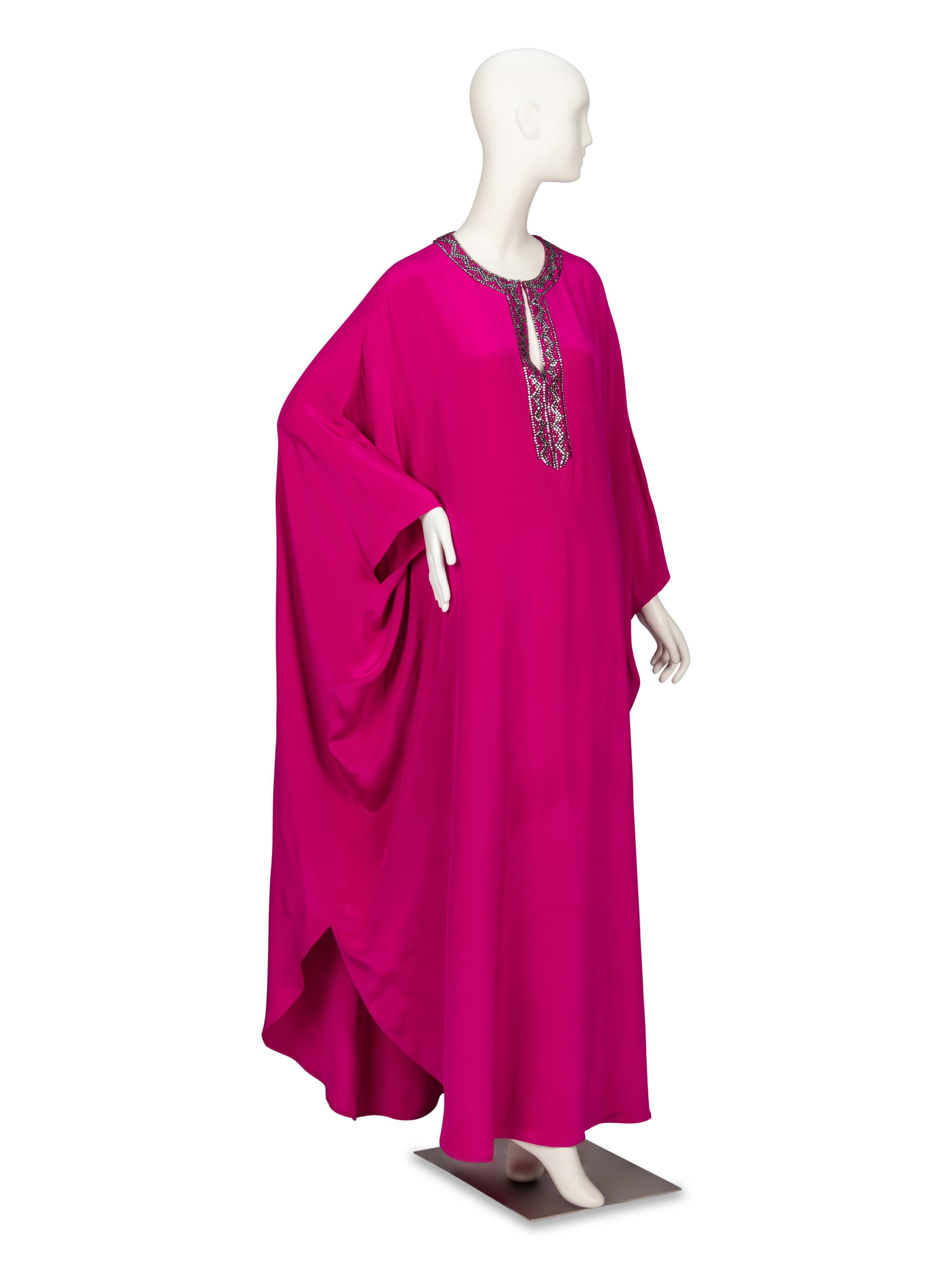 Emilio Pucci, Embellished Fuchsia Kaftan