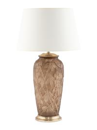 A Cast Glass Table Lamp