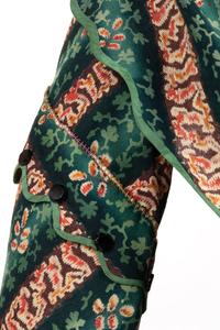 Printed Wool Day Dress, 1850s