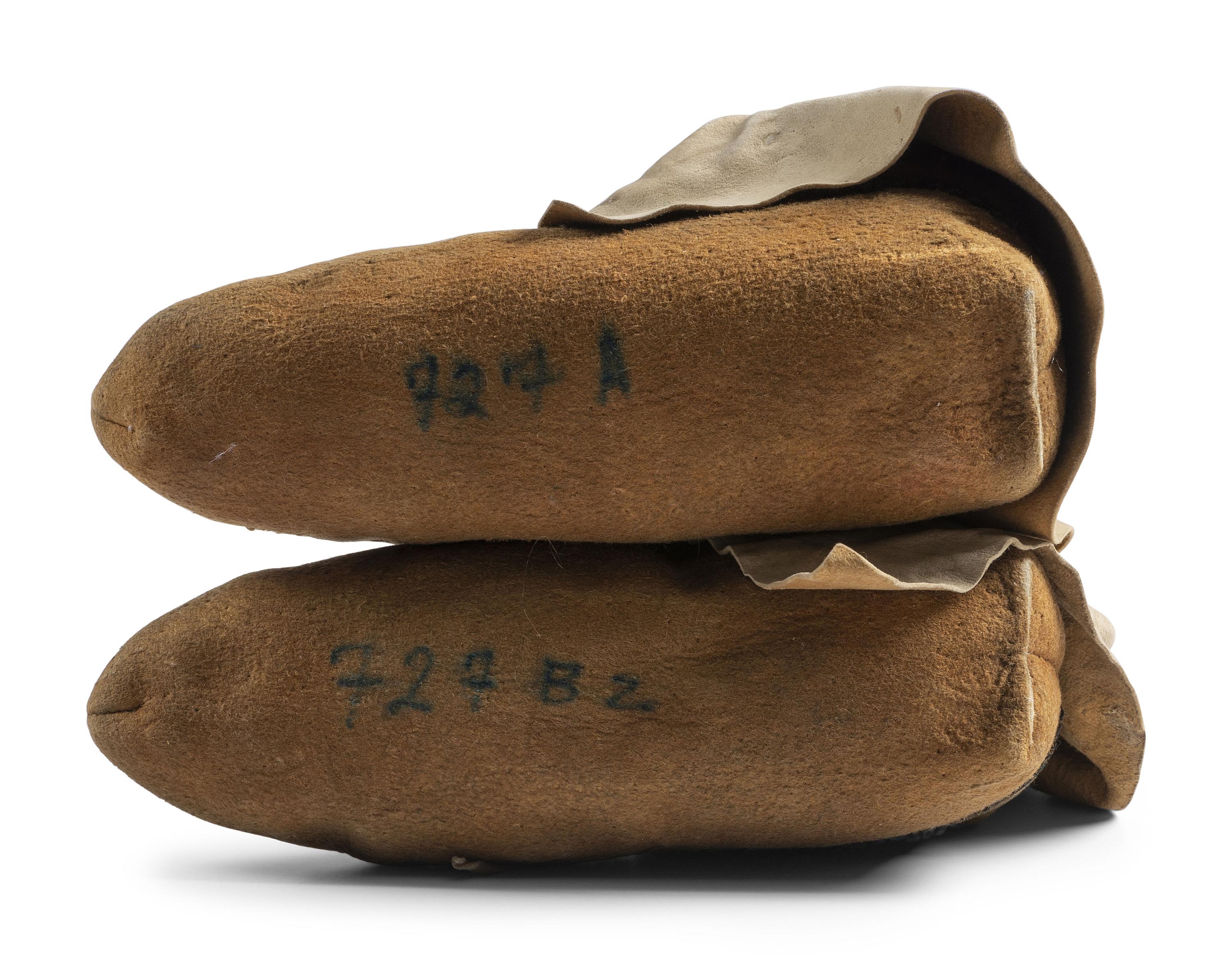 Cree Beaded Smoke Tanned Moccasins