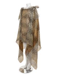 Pierre Cardin Haute Couture Leopard Print Dress, 1990-2000s