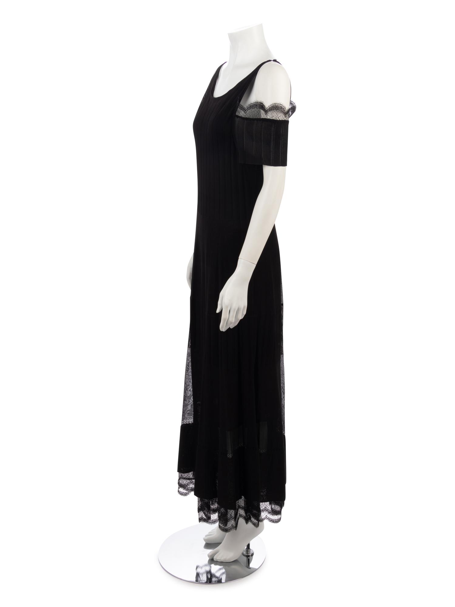 Chanel Knit Evening Dress with Lace Detail, Cruise 2007
