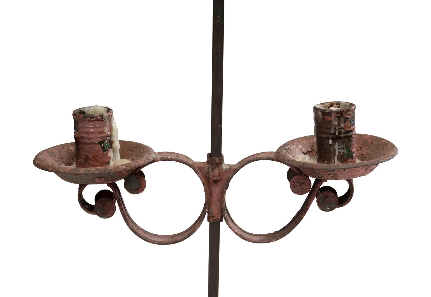 An American Tin Adjustable Candleholder
