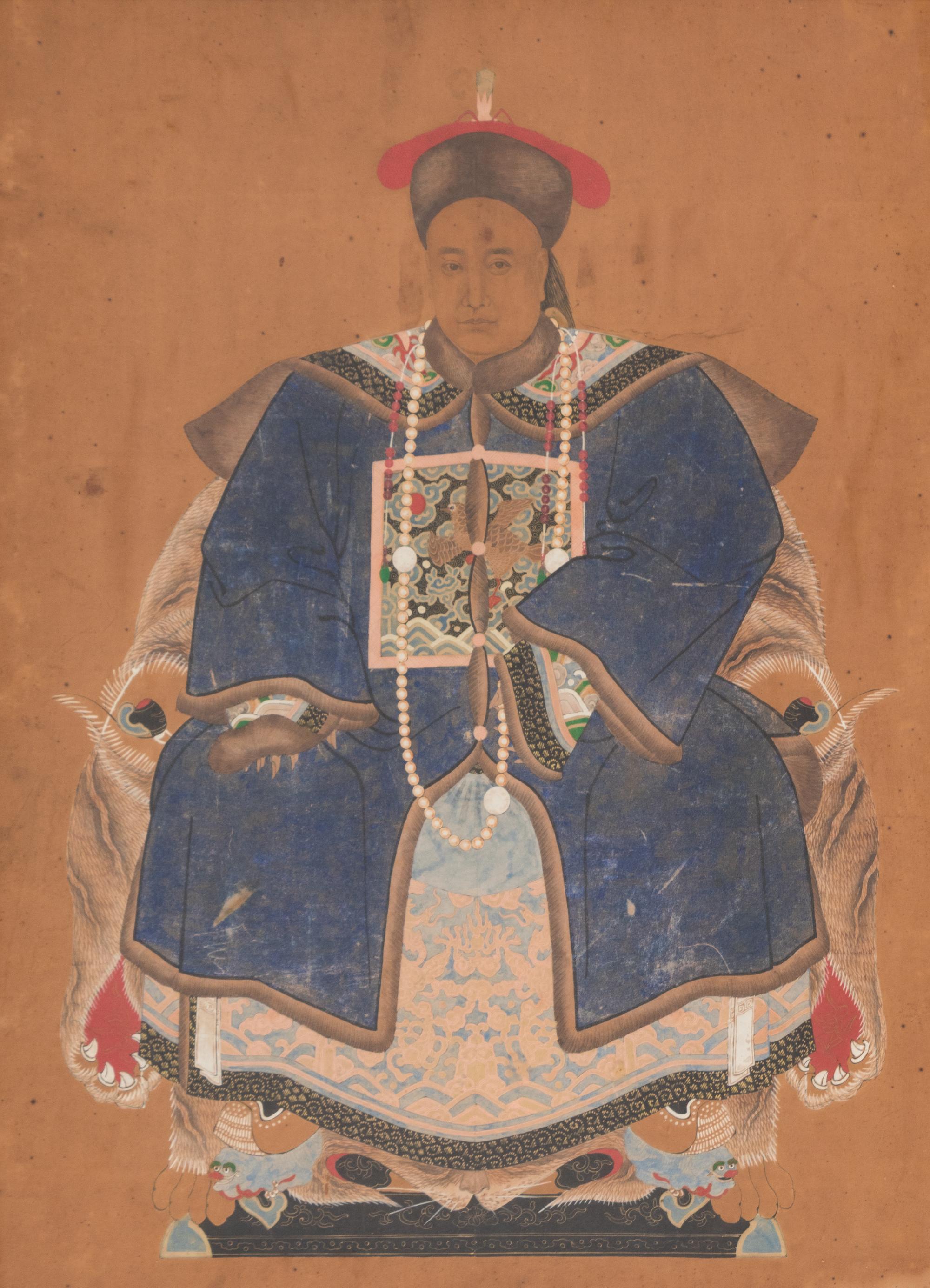 A Chinese Ancestor Portrait — 19TH CENTURY