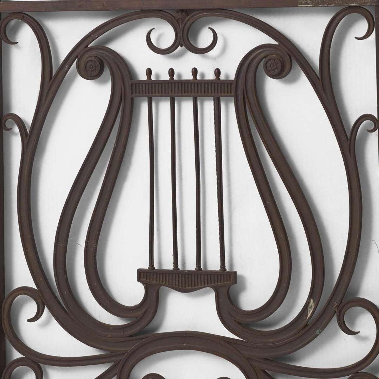 A Neoclassical bronze balustrade late 19th / early 20th century