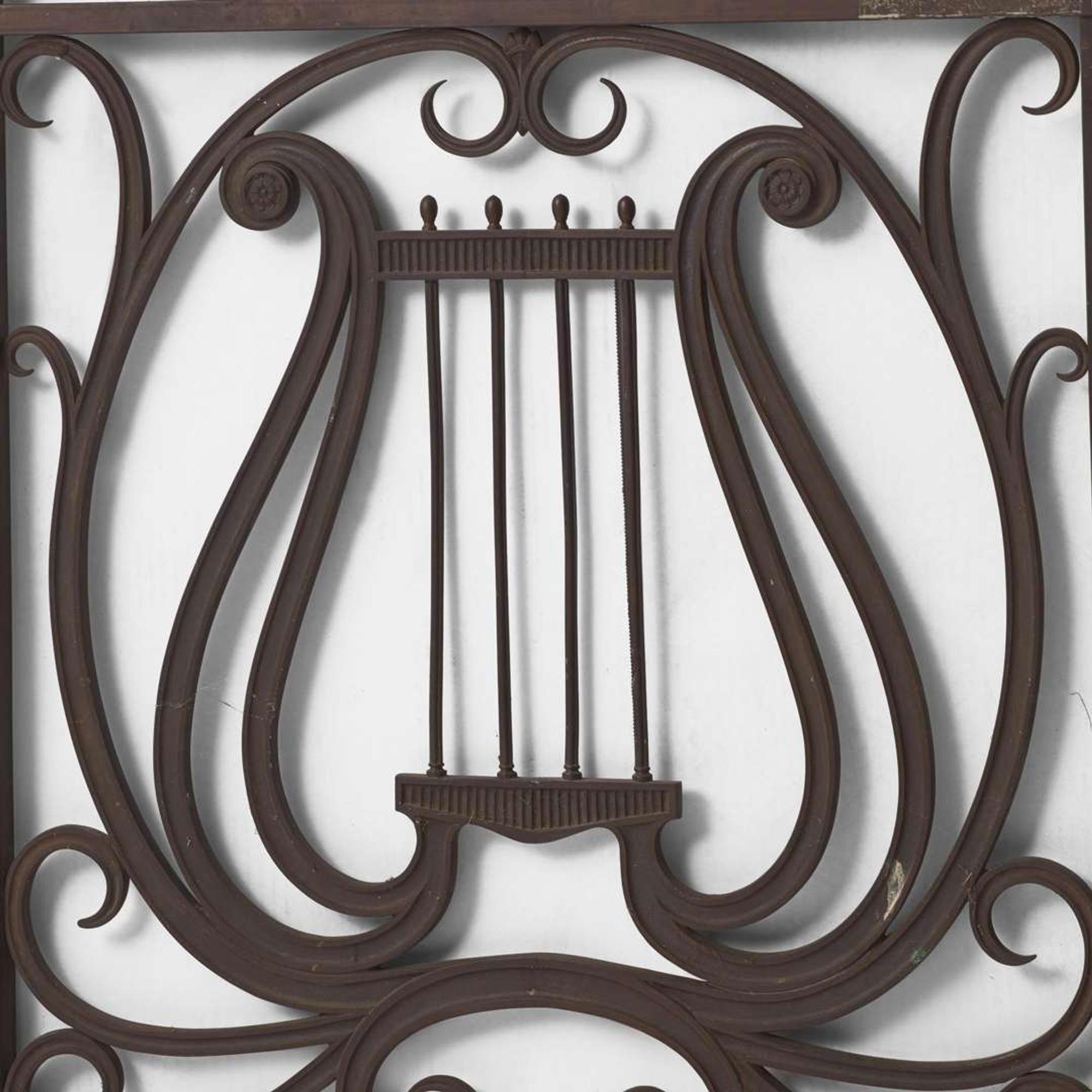 A Neoclassical bronze balustrade late 19th / early 20th century