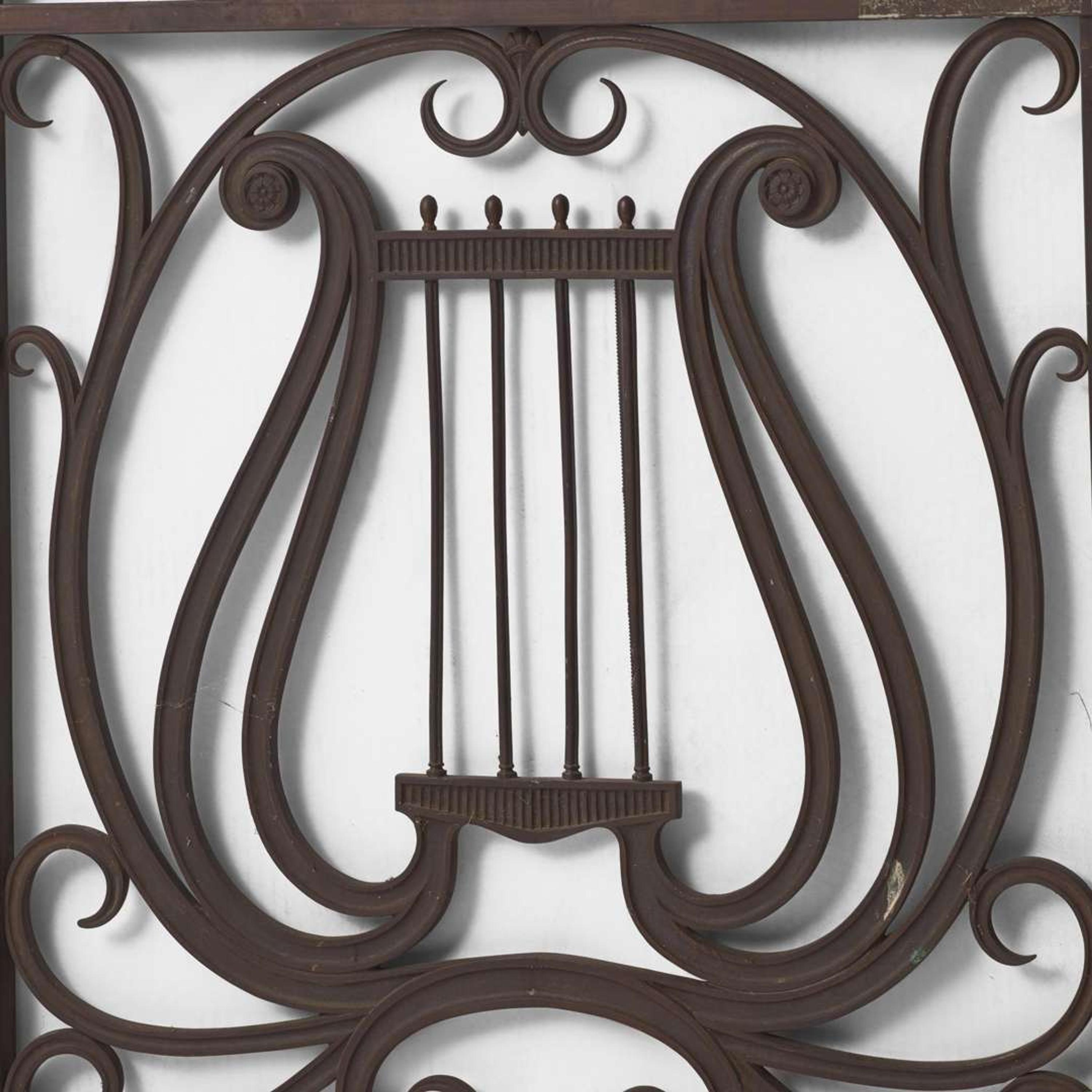 A Neoclassical bronze balustrade late 19th / early 20th century
