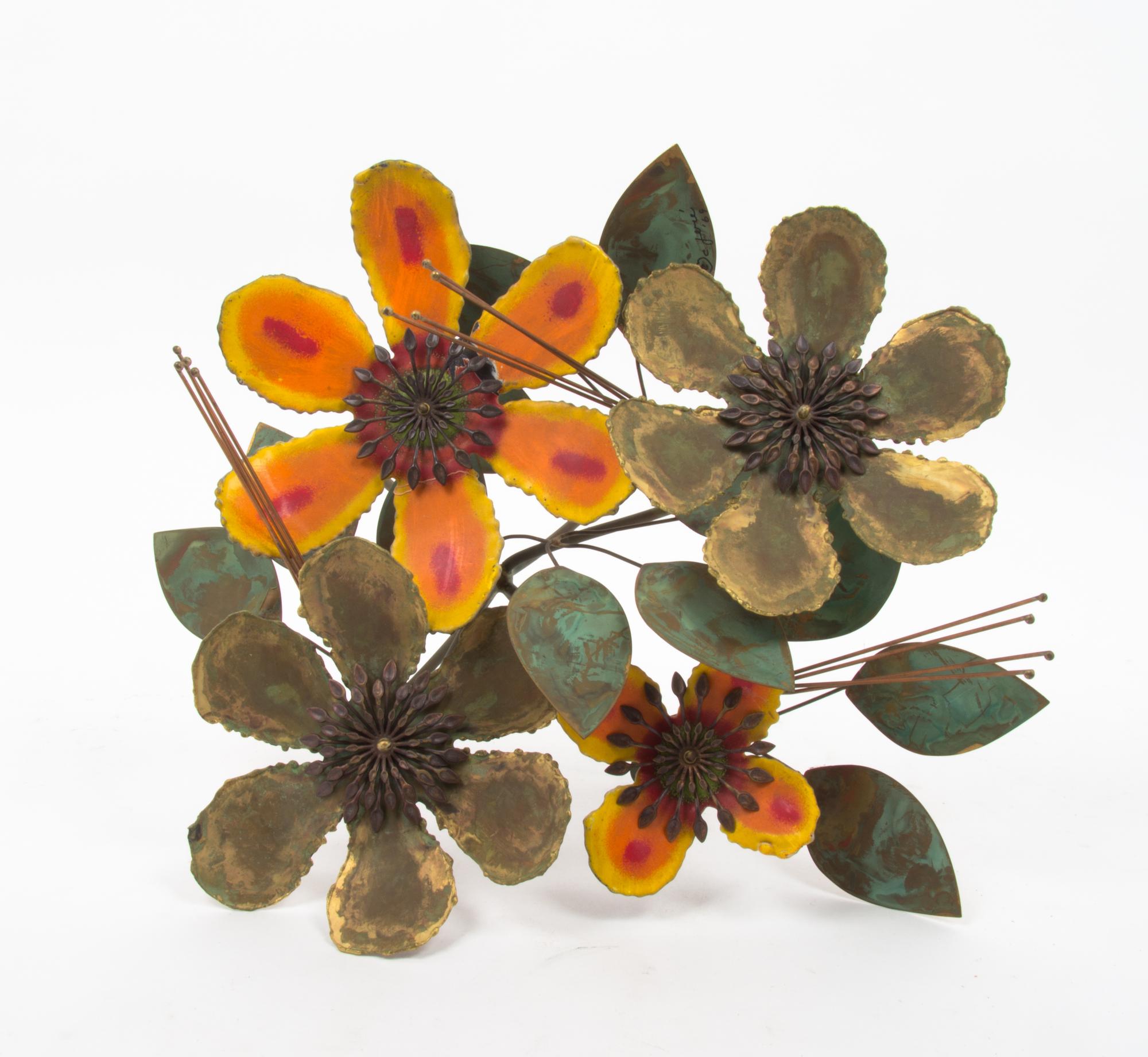 A Welded Wall Relief, Curtis Jere Height 47 x width 17 inches. — SECOND HALF 20TH CENTURY