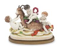 A Volkstedt Porcelain Figural Group
