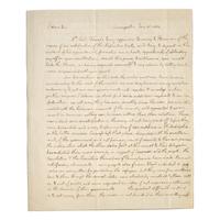 [American Revolution] Thomas Jefferson at the Birth of a New Nation: An Important Letter Carried by a Jewish Patriot Communicating the Definitive Treaty of Paris, Projecting American Stability, and Preparations for the Publication of His “Notes on the State of Virginia”, January 16, 1784