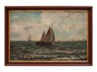 A Folk Art Naval Scene