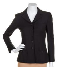 A Chanel Peach Tweed Boucle Skirt Suit, Size 36.