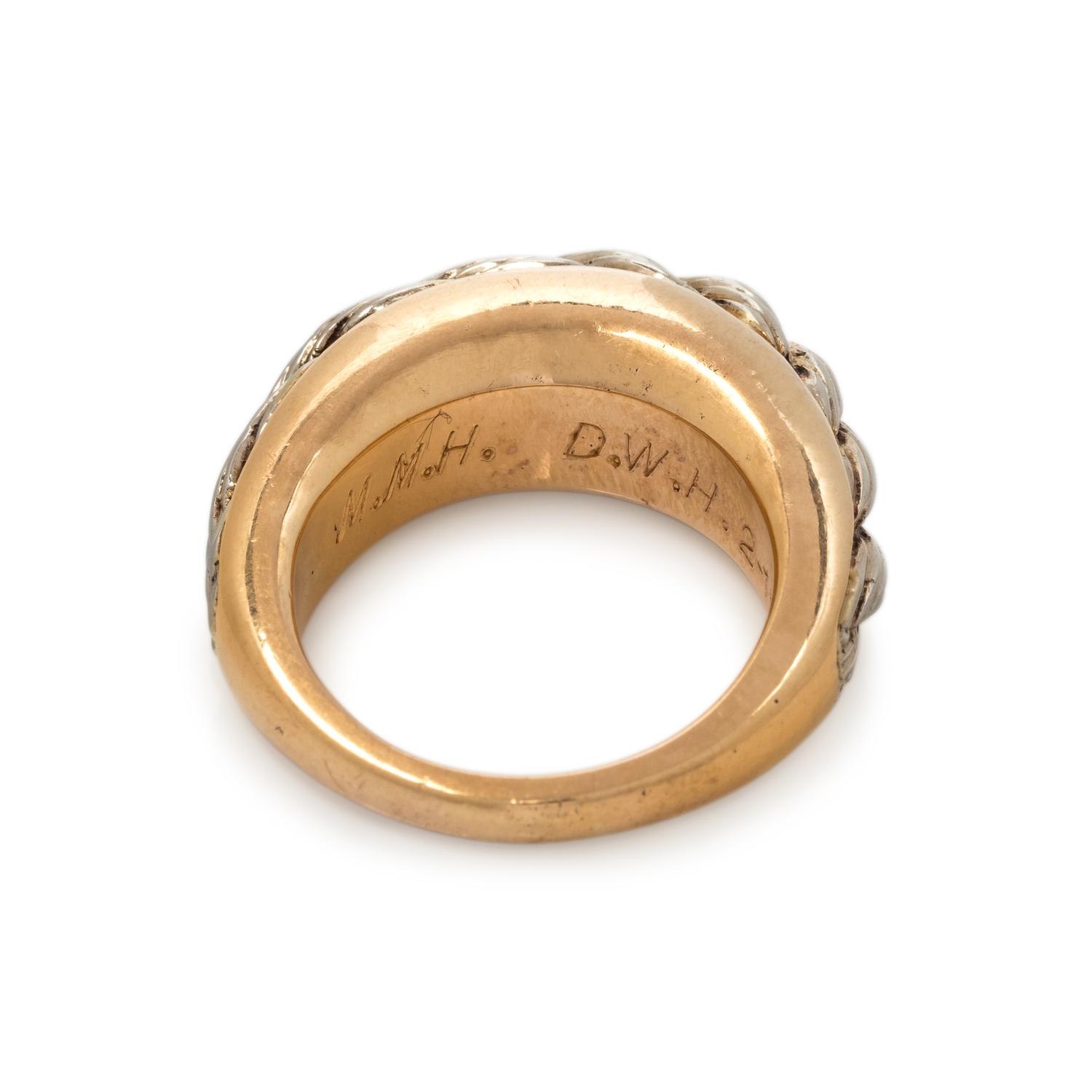BICOLOR GOLD RING