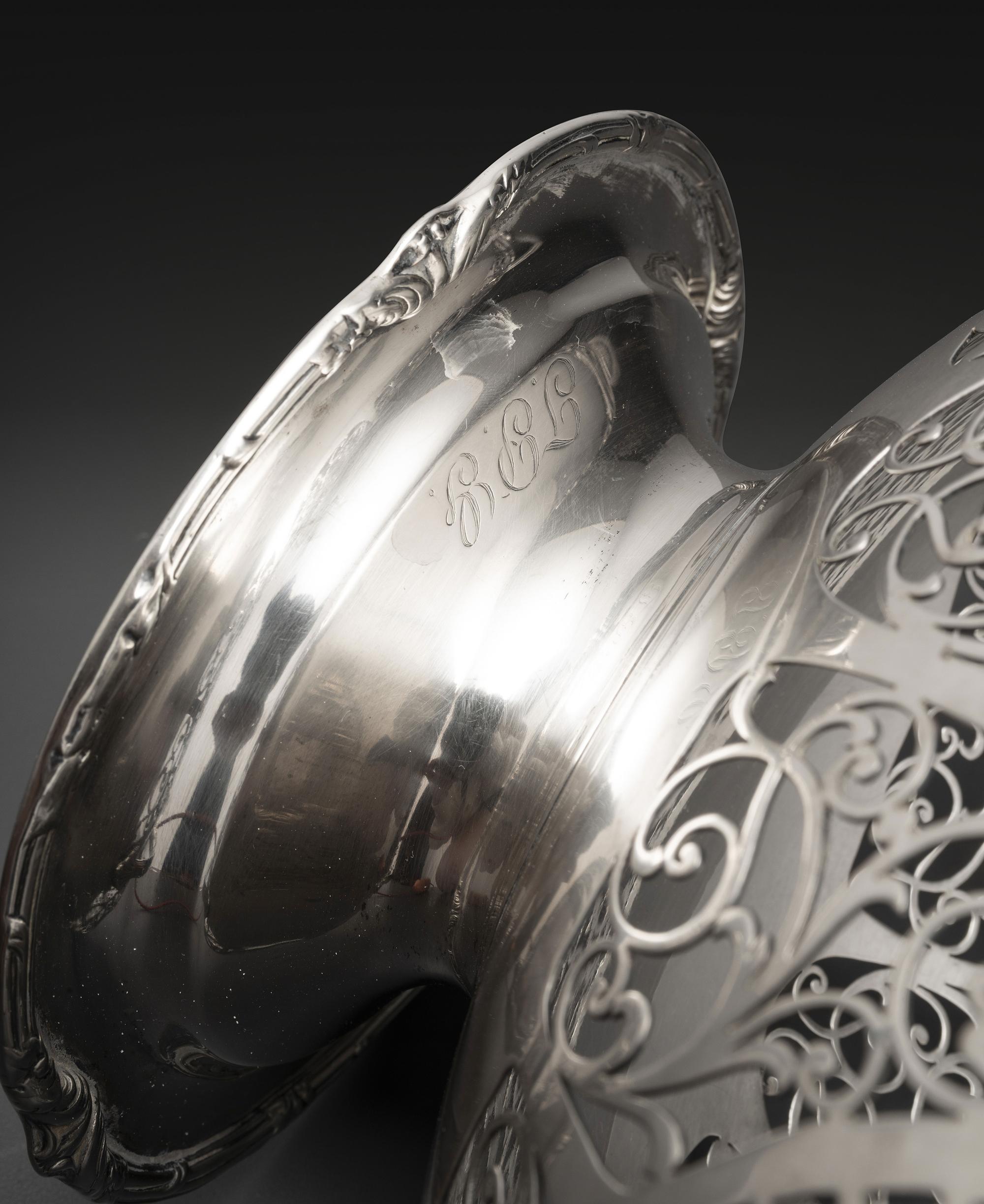 A Three-Handled American Silver Trophy Cup and Basket