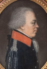 A Miniature Painting of Napoleonic General Jean-Christopher Collin