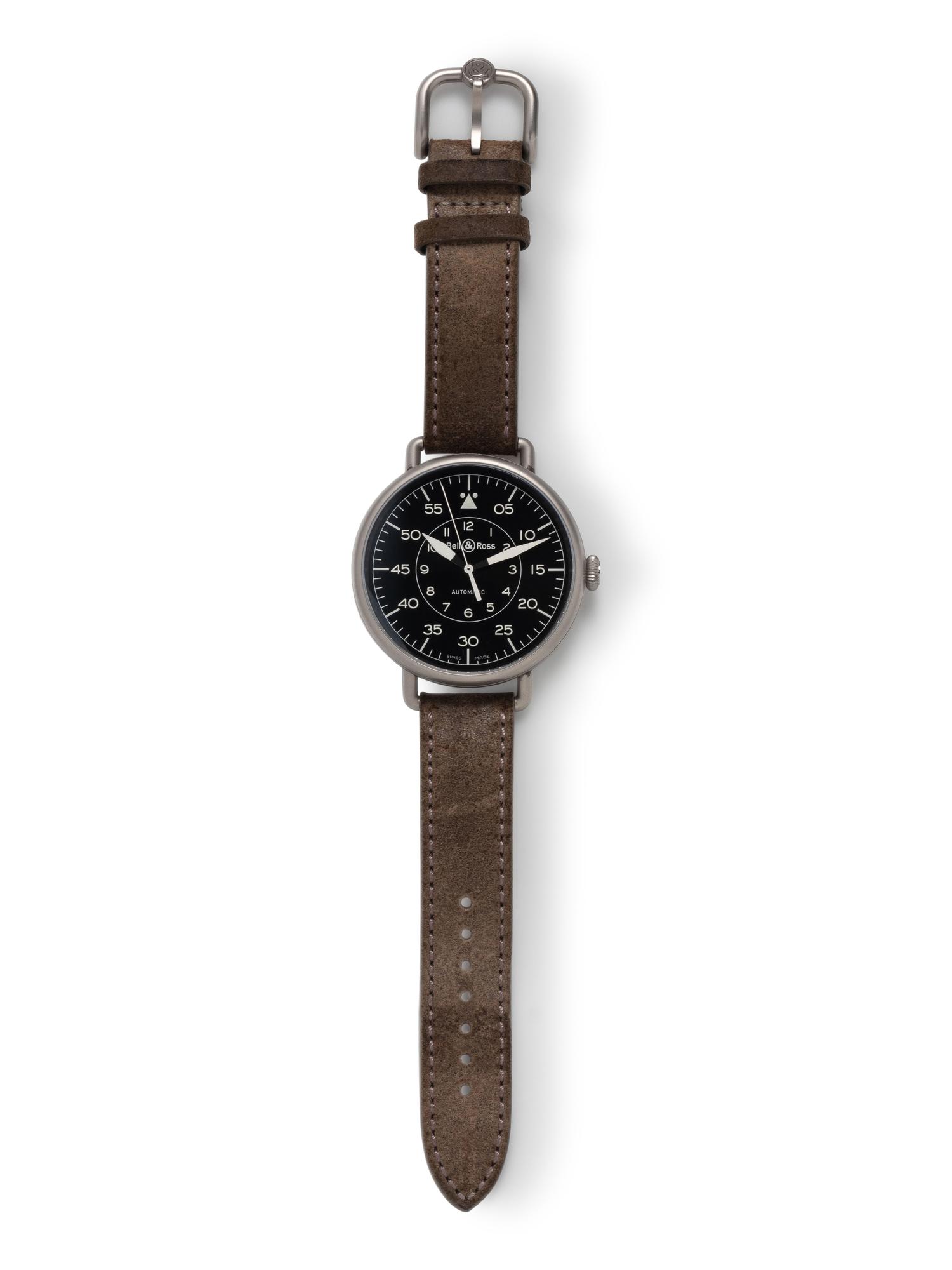BELL & ROSS, BR WW1-92 STAINLESS STEEL WATCH