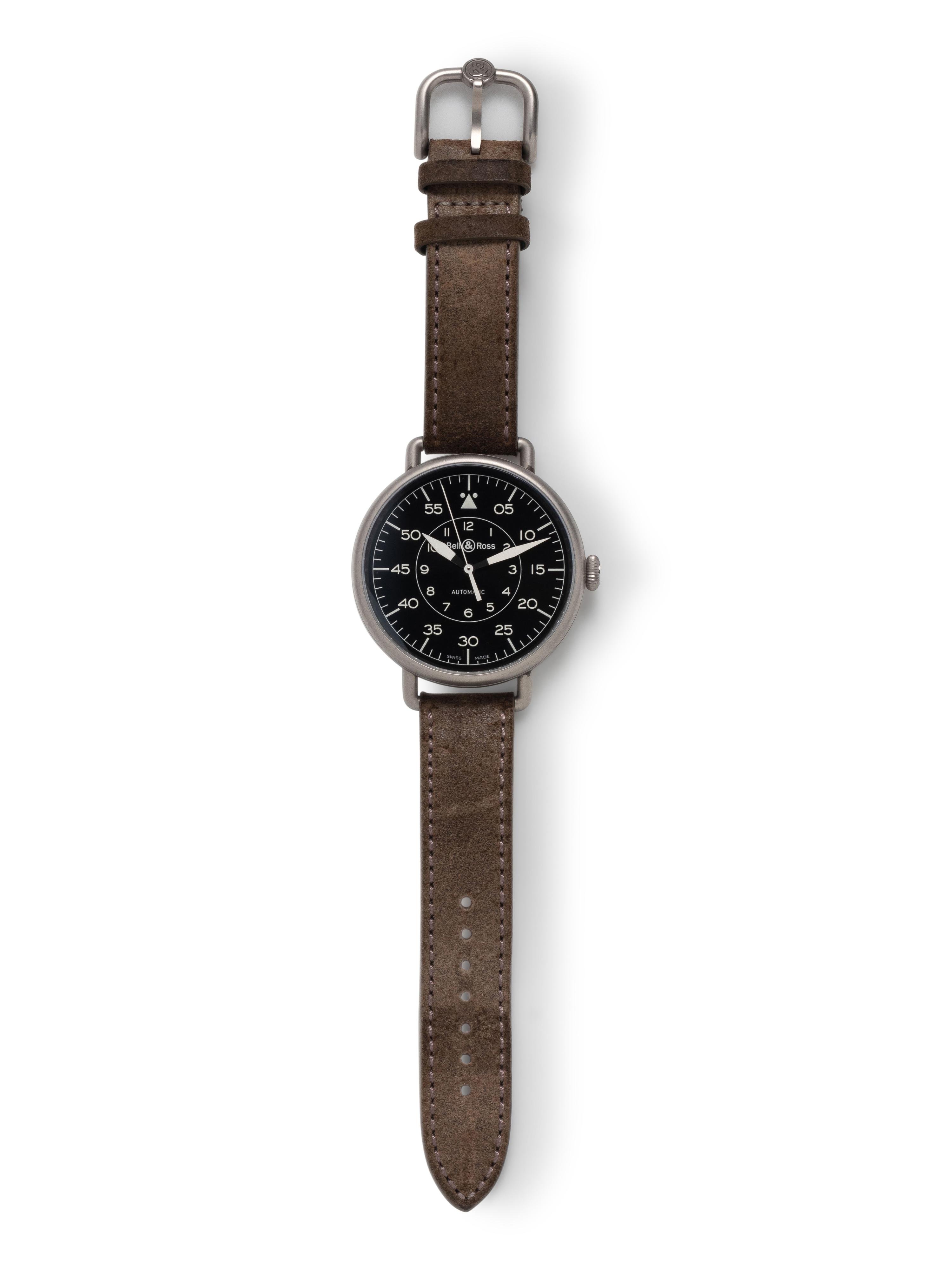 BELL & ROSS, BR WW1-92 STAINLESS STEEL WATCH